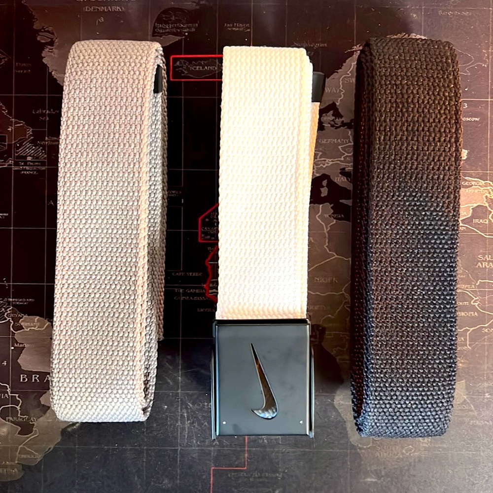 Nike Golf Web Belts 3 Pack